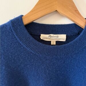 Madewell Cashmere Blue Sweater